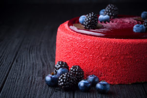 Delicious Cake with Berries