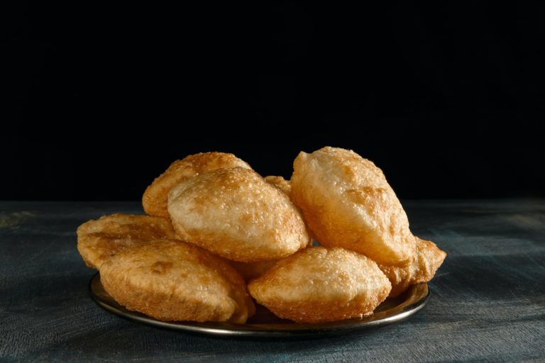 Puri crispy inflated flat bread