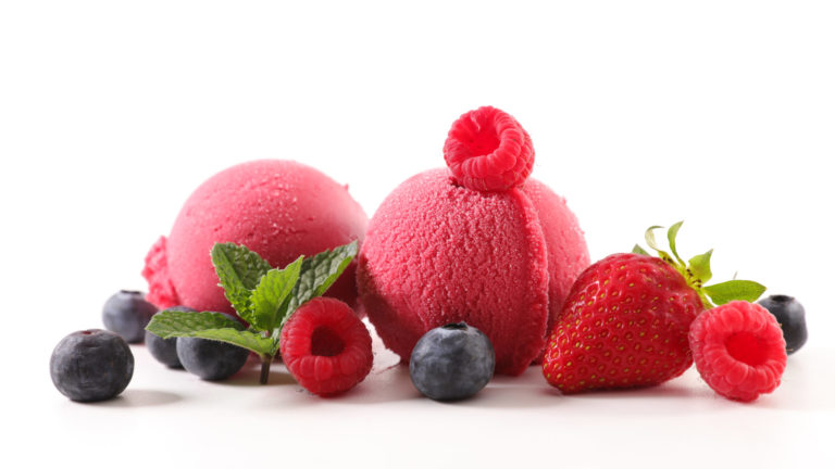 Strawberry Fruit Ice Cream